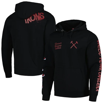 Sweat à capuche West Ham United graffiti noir pour homme