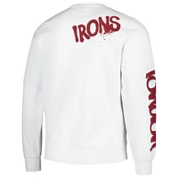 Men's White West Ham United Graffiti Pullover Sweatshirt