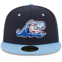 Men's New Era Navy West Michigan Whitecaps Authentic Collection Alternate Logo 59FIFTY Fitted Hat