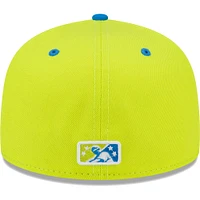 Men's New Era White West Michigan Whitecaps Copa De La Diversion 59FIFTY Fitted Hat