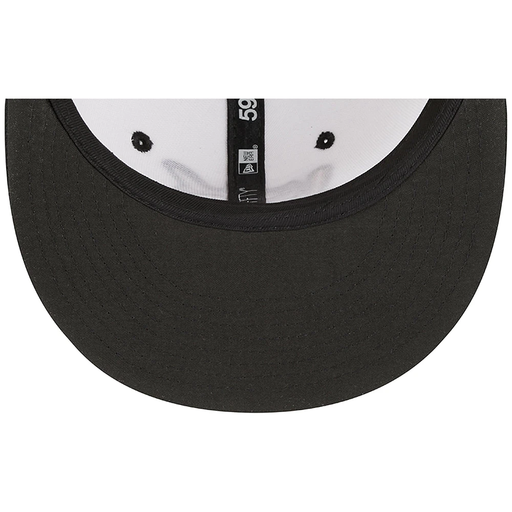 Men's New Era White West Michigan Whitecaps Theme Nights Grand Rapids Dam Breakers  59FIFTY Fitted Hat