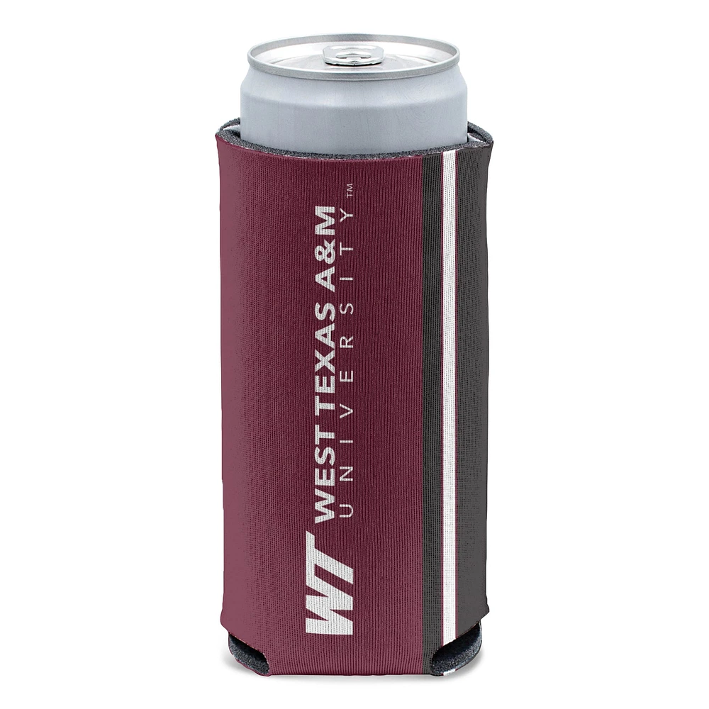 WinCraft West Texas A&M Buffaloes 12 oz. Refroidisseur de canettes Team Slim
