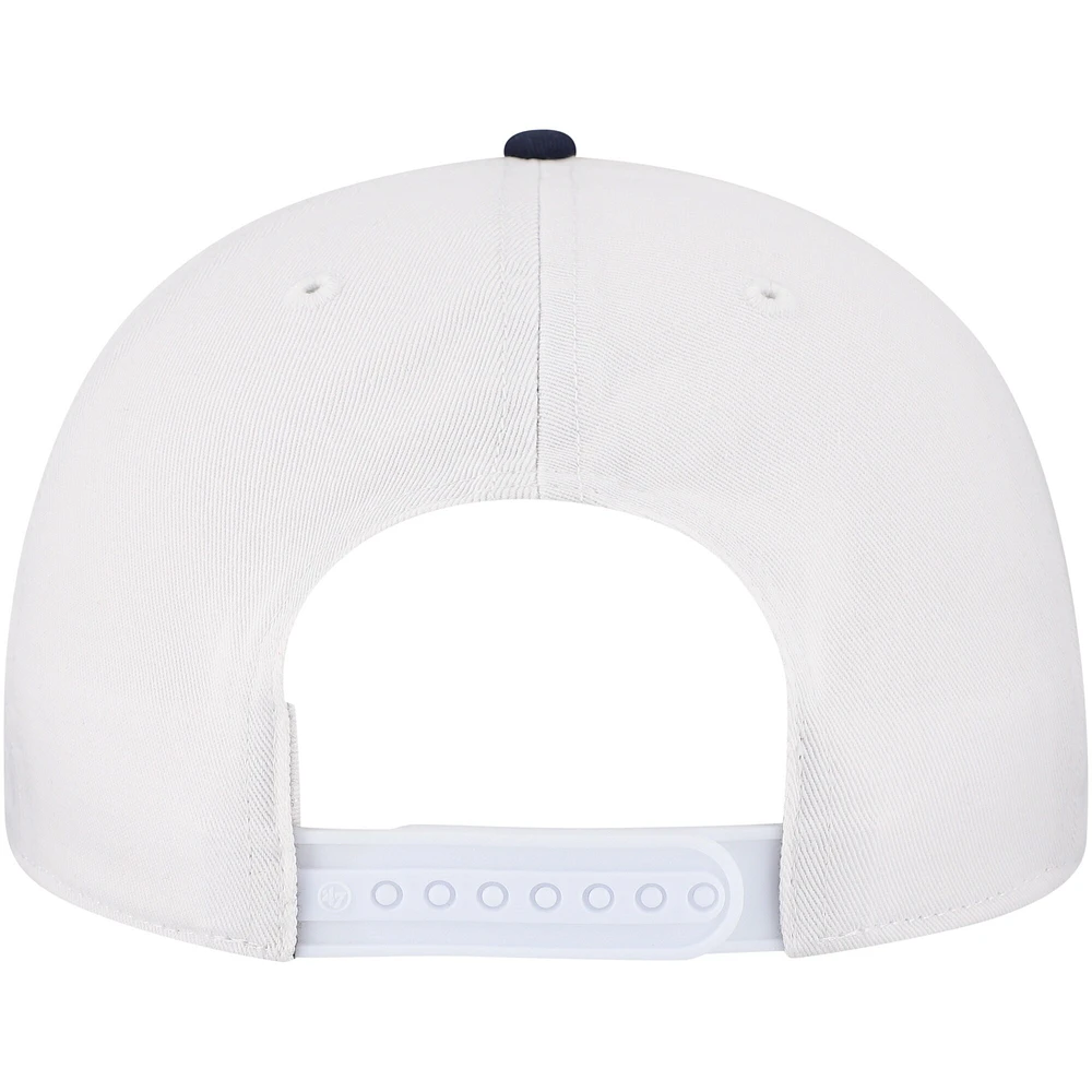 Men's '47 White West Virginia Mountaineers Gridiron Clean Up Adjustable Hat