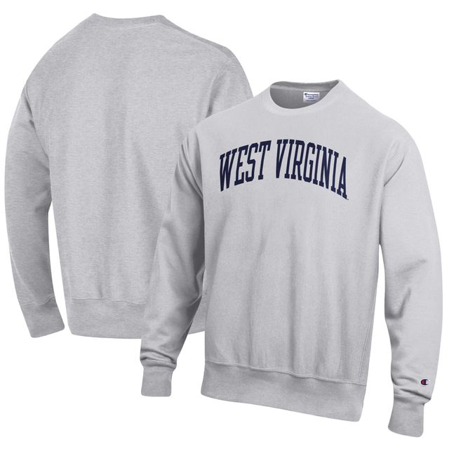 Chandail à enfiler armure inversée Champion West Virginia Mountaineers Arch pour homme, gris chiné