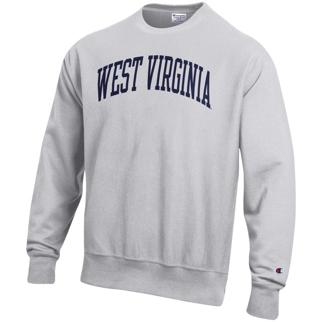 Chandail à enfiler armure inversée Champion West Virginia Mountaineers Arch pour homme, gris chiné