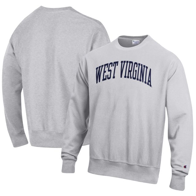 Chandail à enfiler armure inversée Champion West Virginia Mountaineers Arch pour homme, gris chiné