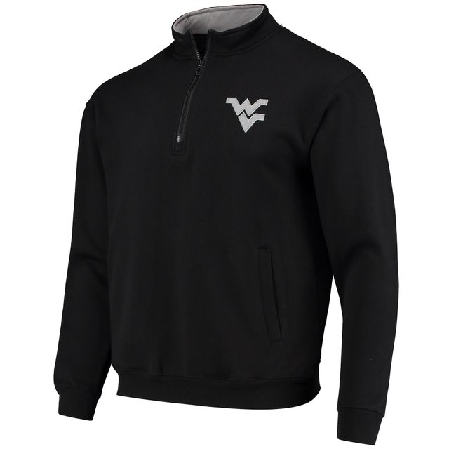 Veste Colosseum Black West Virginia Mountaineers Tortugas Logo Quarter-Zip pour homme