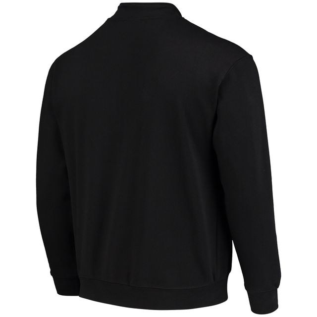 Veste Colosseum Black West Virginia Mountaineers Tortugas Logo Quarter-Zip pour homme