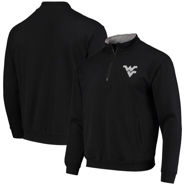 Veste Colosseum Black West Virginia Mountaineers Tortugas Logo Quarter-Zip pour homme