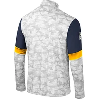 Men's Colosseum  Camo West Virginia Mountaineers OHT Military Appreciation Tomahawk Quarter-Zip Windshirt