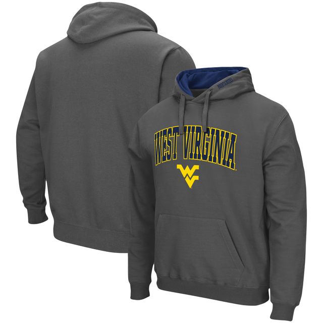 Chandail à capuchon Colosseum Charcoal West Virginia Mountaineers Arch & Logo 3.0 pour hommes