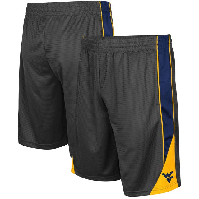 Short Colosseum Charcoal pour homme West Virginia Mountaineers Team Turnover