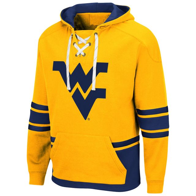 Sweat à capuche Colosseum Gold West Virginia Mountaineers Lace Up 3.0 pour homme