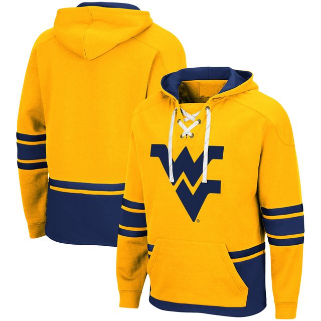 Sweat à capuche Colosseum Gold West Virginia Mountaineers Lace Up 3.0 pour homme