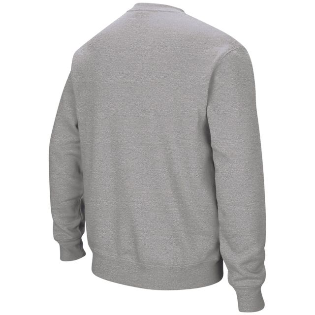 Colosseum Heather Grey Mountaineers Arch & Logo Crew Neck Sweat-shirt pour homme