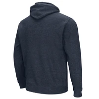 Men's Colosseum Navy West Virginia Mountaineers Fan Pullover Hoodie