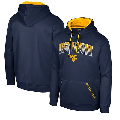 Sweat à capuche Colosseum Navy West Virginia Mountaineers Reese pour hommes