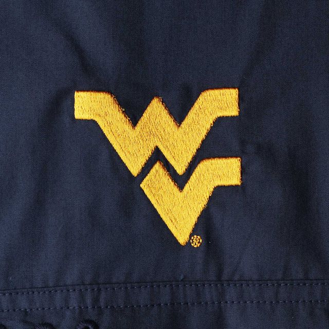 Chemise pour homme Columbia Navy West Virginia Mountaineers Bonehead