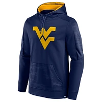 Men's Fanatics Navy West Virginia Mountaineers On The Ball Pullover Hoodie