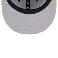 Men's New Era Navy/Gold West Virginia Mountaineers Two-Tone 9FIFTY Snapback Hat