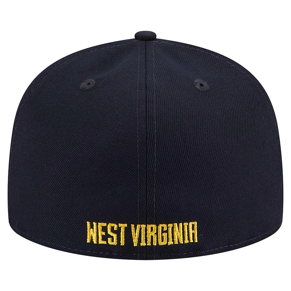 Men's New Era Navy West Virginia Mountaineers 59FIFTY Fitted Hat