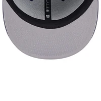 Men's New Era Navy West Virginia Mountaineers Team Script 9FIFTY Snapback Hat
