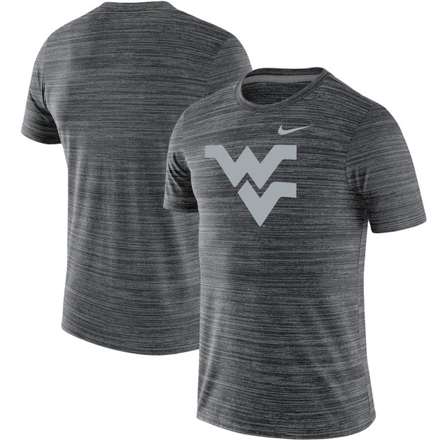 T-shirt de performance Nike West Virginia Mountaineers Team Logo Velocity Legend pour homme, noir
