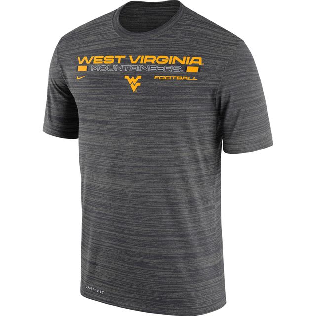 T-shirt Nike Performance Velocity Legend pour hommes, anthracite, West Virginia Mountaineers