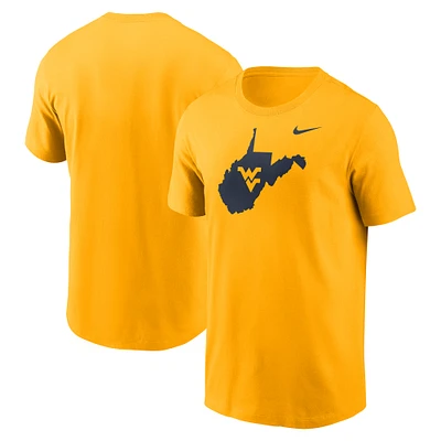T-shirt Nike Gold West Virginia Mountaineers Campus Local pour homme
