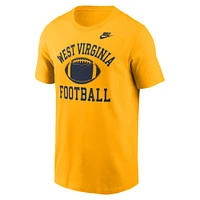 Men's Nike Gold West Virginia Mountaineers Legacy Football Icon T-Shirt