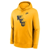 Sweat à capuche en polaire Nike Gold West Virginia Mountaineers Legacy Logo Club pour homme