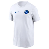 Men's Nike Jerry West White Virginia Mountaineers Warm Up T-Shirt
