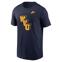 Men's Nike Navy West Virginia Mountaineers Legacy Alternate Logo T-Shirt
