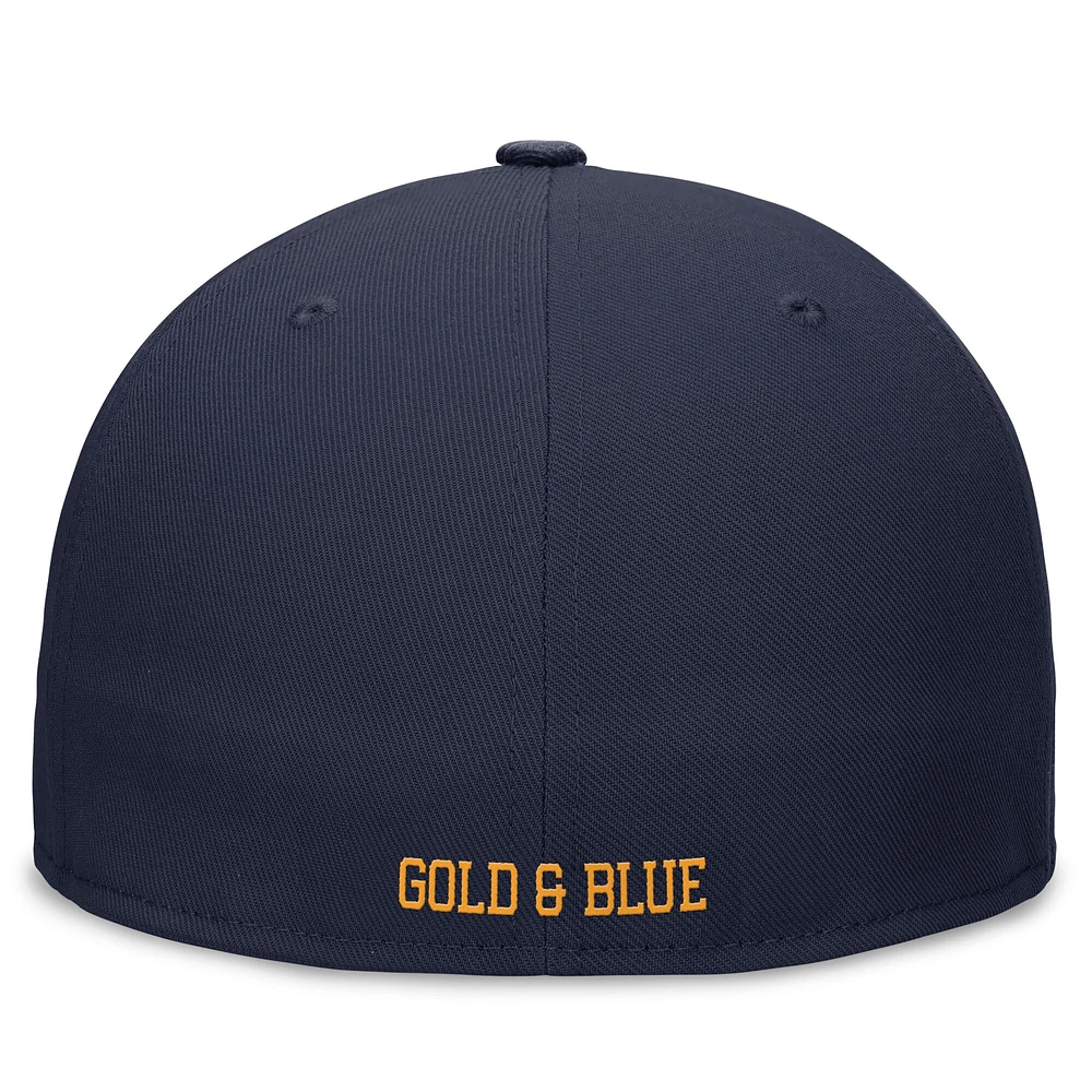 Men's Nike Navy West Virginia Mountaineers Legacy True Fitted Hat
