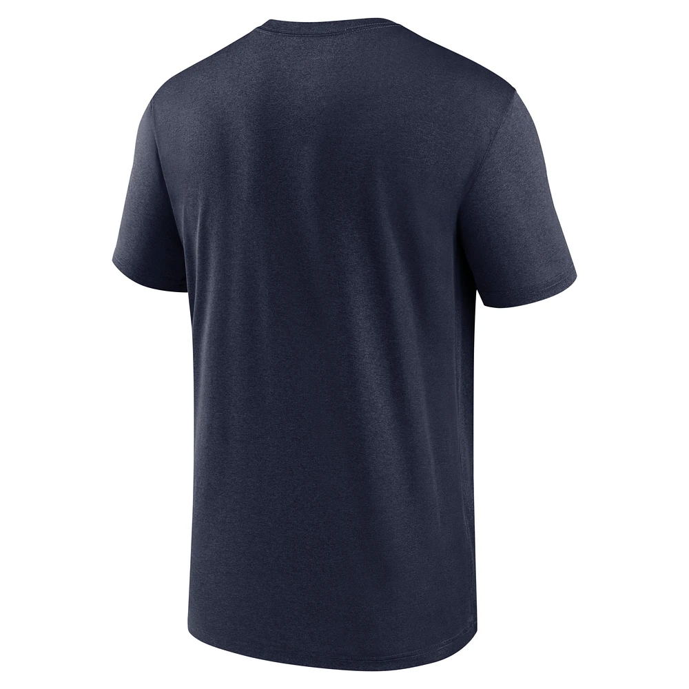 Men's Nike Navy West Virginia Mountaineers Legend Basketball Icon Performance T-Shirt