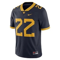 Men's Nike Navy West Virginia Mountaineers #22 Home Game Jersey