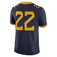 Men's Nike Navy West Virginia Mountaineers #22 Home Game Jersey
