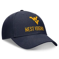 Men's Nike Navy West Virginia Mountaineers Primetime Rise Adjustable Hat