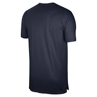 Haut de performance Nike West Virginia Mountaineers Sideline Coaches pour homme - Bleu marine