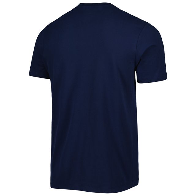 T-shirt Nike bleu marine West Virginia Mountaineers Team Practice Performance pour homme