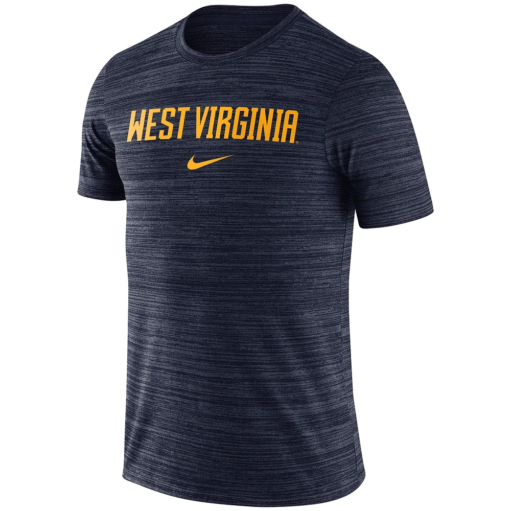 Men's Nike Navy West Virginia Mountaineers Velocity Performance T-Shirt