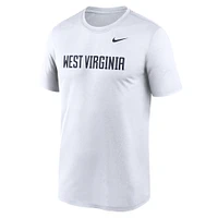 Men's Nike White West Virginia Mountaineers Primetime Legend Wordmark T-Shirt