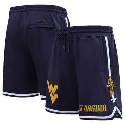Short classique pour homme Pro Standard Navy West Virginia Mountaineers