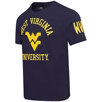 Men's Pro Standard Navy West Virginia Mountaineers Classic Stacked Logo T-Shirt
