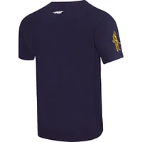 Men's Pro Standard Navy West Virginia Mountaineers Classic Stacked Logo T-Shirt
