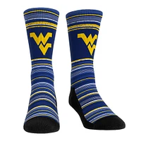 Men's Rock Em Socks West Virginia Mountaineers Primary Crew & Boxer Briefs Combo Pack