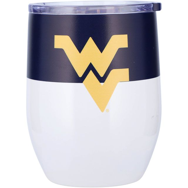 Alpinistes de Virginie-Occidentale 16 oz. Gobelet incurvé en acier inoxydable Colorblock