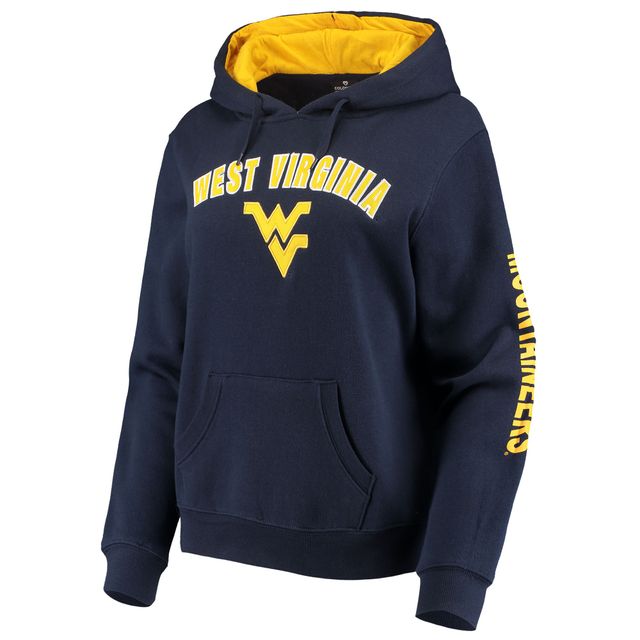 Sweat à capuche Colosseum Navy West Virginia Mountaineers Loud and Proud pour femme