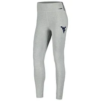 Legging classique en jersey à 3 coups pour femmes, gris chiné, West Virginia Mountaineers