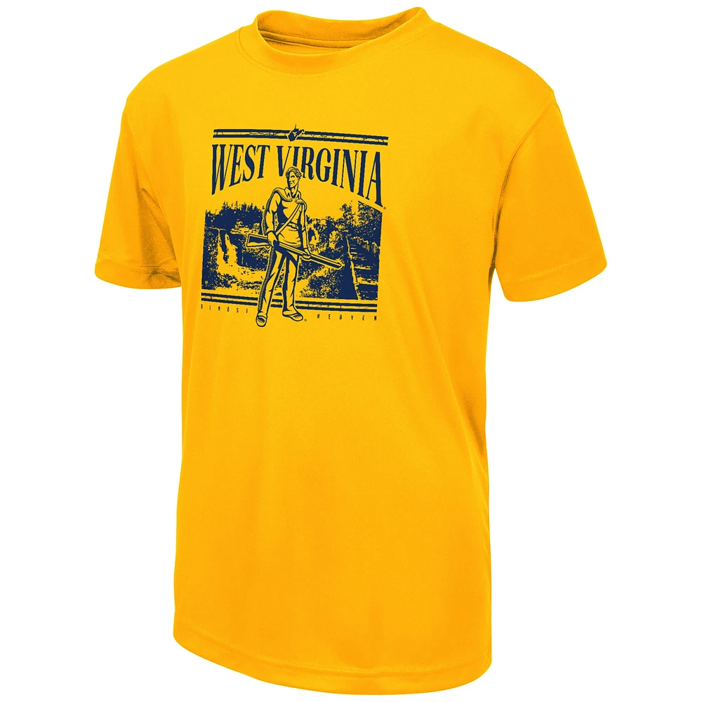 Youth Colosseum Gold West Virginia Mountaineers 2024 Fan T-Shirt